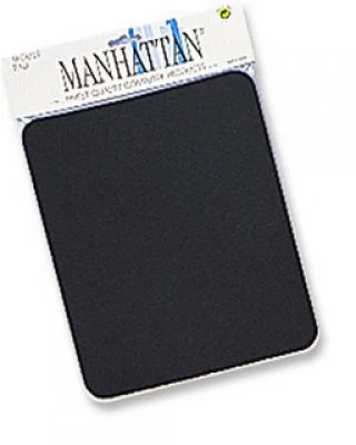 Mousepad Manhattan 6mm en bolsa, Color Negro (423533)
