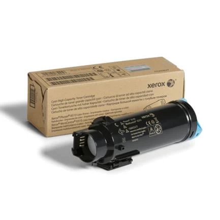 Toner xerox cyan alta capacidad 2.4k phaser 6510 wc6515