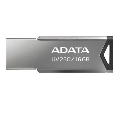 Memoria Usb Adata UV250 16Gb, 2.0, Metalica, Color Plata
