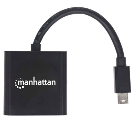 Manhattan adaptador mini displayport 1.2 macho - hdmi hembra, 4k, 60hz, negro