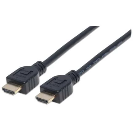 Cable manhattan hdmi m-m alta velocidad con ethernet 5m color negro