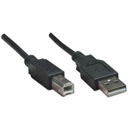 Cable manhattan usb-b 2.0 alta velocidad 0.5m color negro