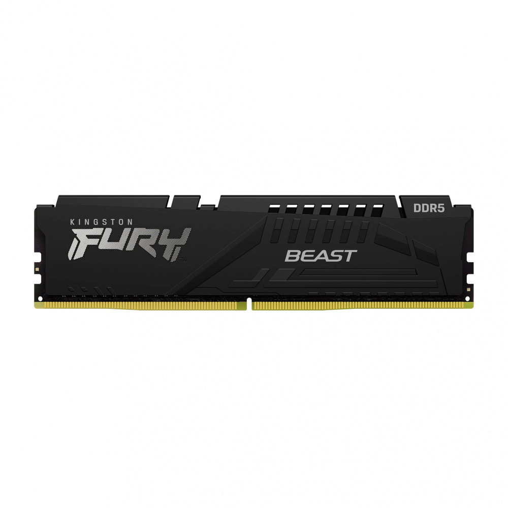 Memoria Ram Kingston Technology FURY Beast 32 GB, DDR5, 5200MHz, 288-pin DIMM, AMD Expo, Negro