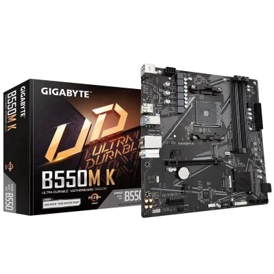 Tarjeta Madre Gigabyte B550M K, socket AM4, DDR4, micro ATX