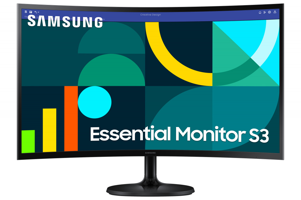 Monitor Curvo SAMSUNG, LS27D360GALXZX LED, 27 Pulg, Full HD, 100 Hz, 4ms, 1920x1080, Negro