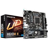 Tarjeta Madre Gigabyte Micro-ATX H610M H V2 DDR4, S-1700, Intel H610 Express, HDMI, 64GB DDR4 para Intel