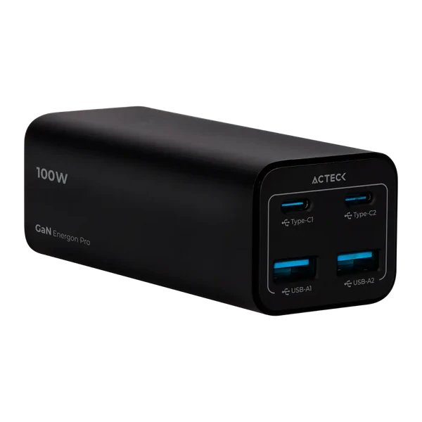 Cargador de Escritorio Acteck Energon Mate CE717 - 100W - USB-C - USB-A
