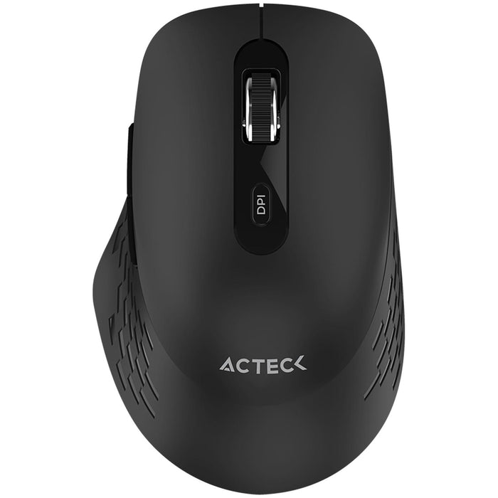 Mouse Inalambrico Acteck Optimize Flow MI480, 1600DPI, 2.4 GHz, 6 Botones, Negro