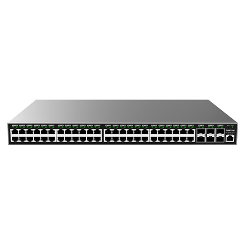 Switch Grandstream Gigabit Ethernet GWN7806P, 48 Puertos PoE 10/100/1000Mbps + 6 Puertos SFP+, 400W, 216Gbit/s, 32.000 Entradas - Administrable