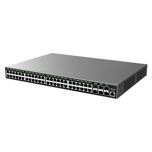 Switch Grandstream Gigabit Ethernet GWN7806, 48 Puertos 10/100/1000Mbps + 6 Puertos SFP+, 216Gbit/s, 32.000 Entradas - Administrable