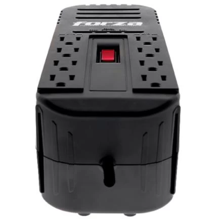 Regulador de voltaje forza fvr-2201m automático 2200va/1100w 120v 8-nema 50/60hz
