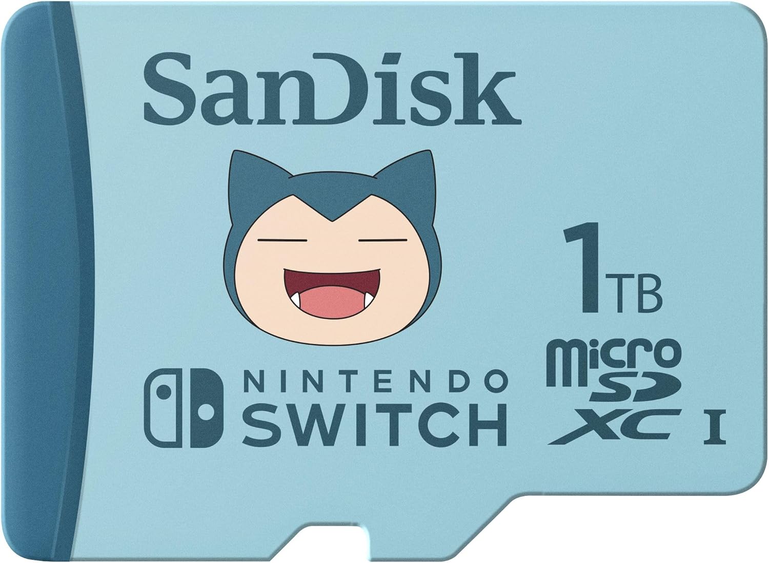 SanDisk Tarjeta microSDXC de 1 TB con licencia para Nintendo-Switch, edición Pokémon Snorlax - SDSQXAO-1T00-GN6ZK