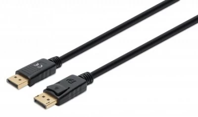Cable Manhattan DisplayPort 1.4, 2 metros, Negro