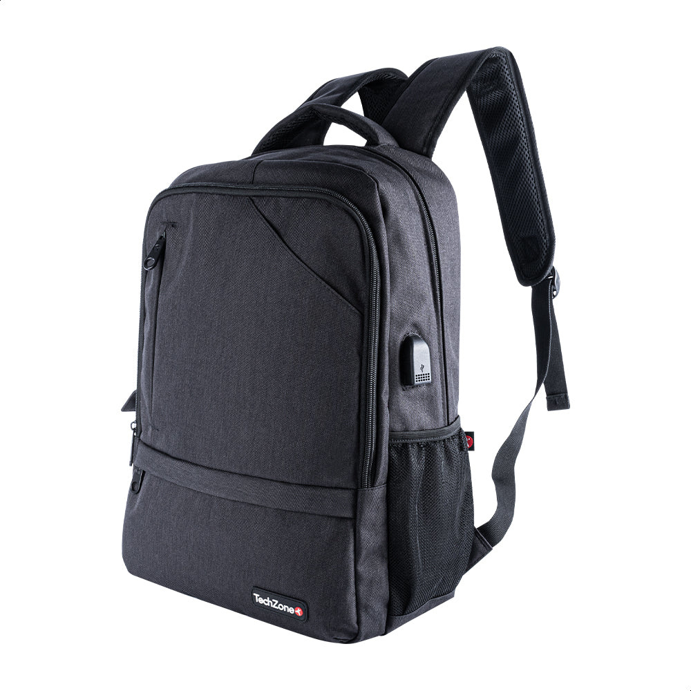 Mochila techzone tz21lbp09, 15.6 pulgadas, negro