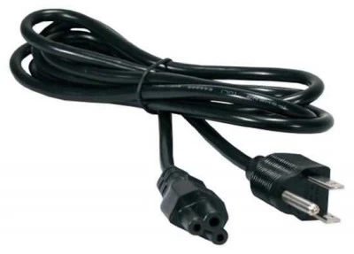 Cable de poder Manhattan para Laptop (Triple), 1.8m, Negro