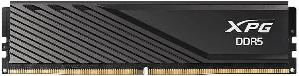 Memoria xpg lancer blade udimm ddr5 16gb pc5-44800 5600mhz cl46 1.1v con disipador negro pc gammer/alto rendimiento (ax5u5600c4616g-slabbk)