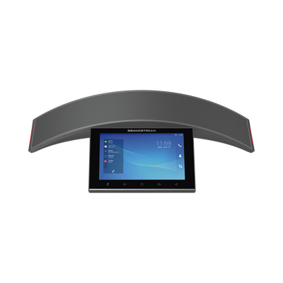 Telefono ip gradnstream gac2570 / para sala de conferencias android 10, 12 lÍneas sip con 12 cuentas, pantalla tÁctil 8, puertos gigabit, wi-fi, bluetooth, poe, codec opus.