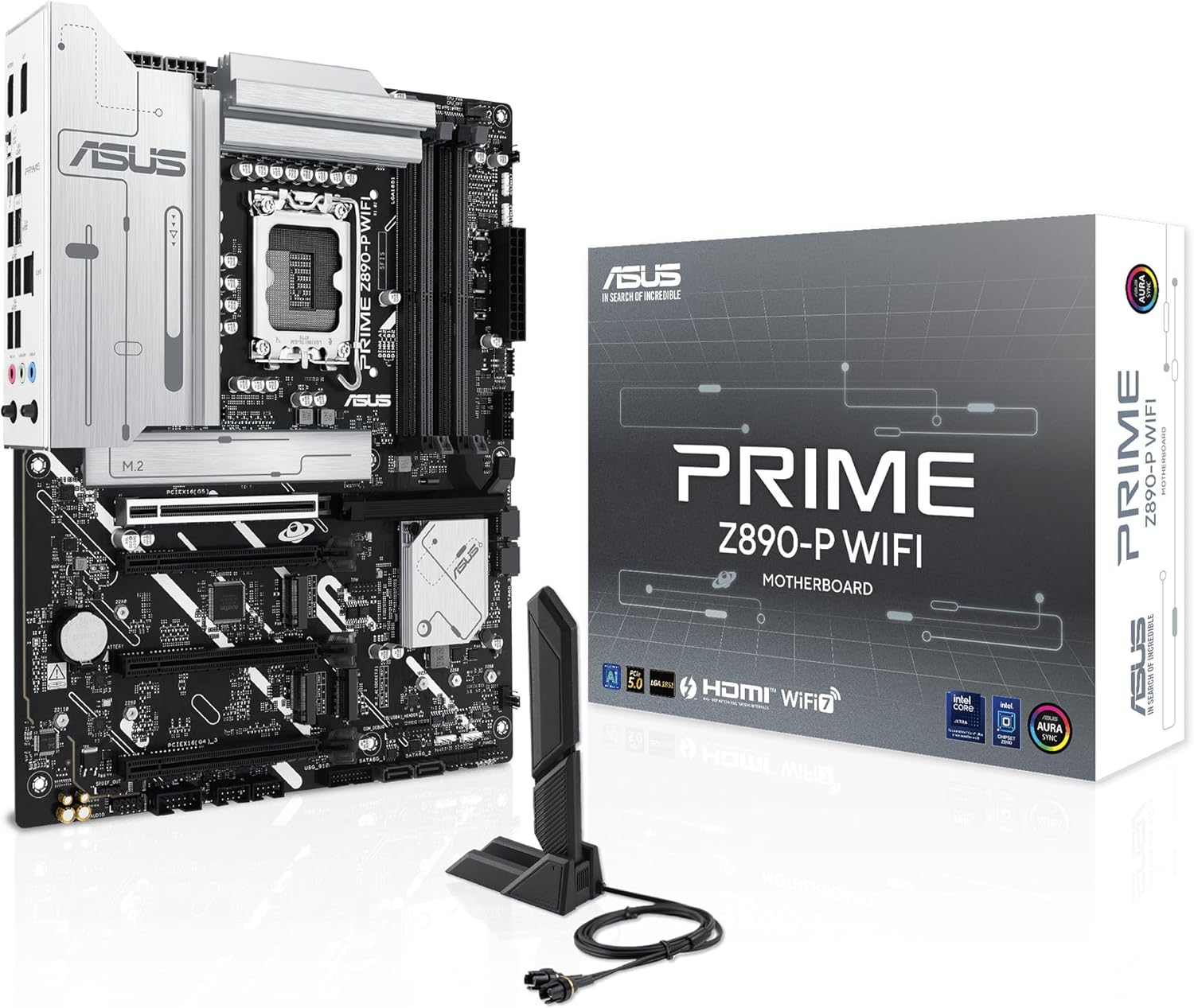Tarjeta Madre Asus PRIME Z890-P WIFI, ATX, LGA 1851, Intel Z890, 192GB DDR5