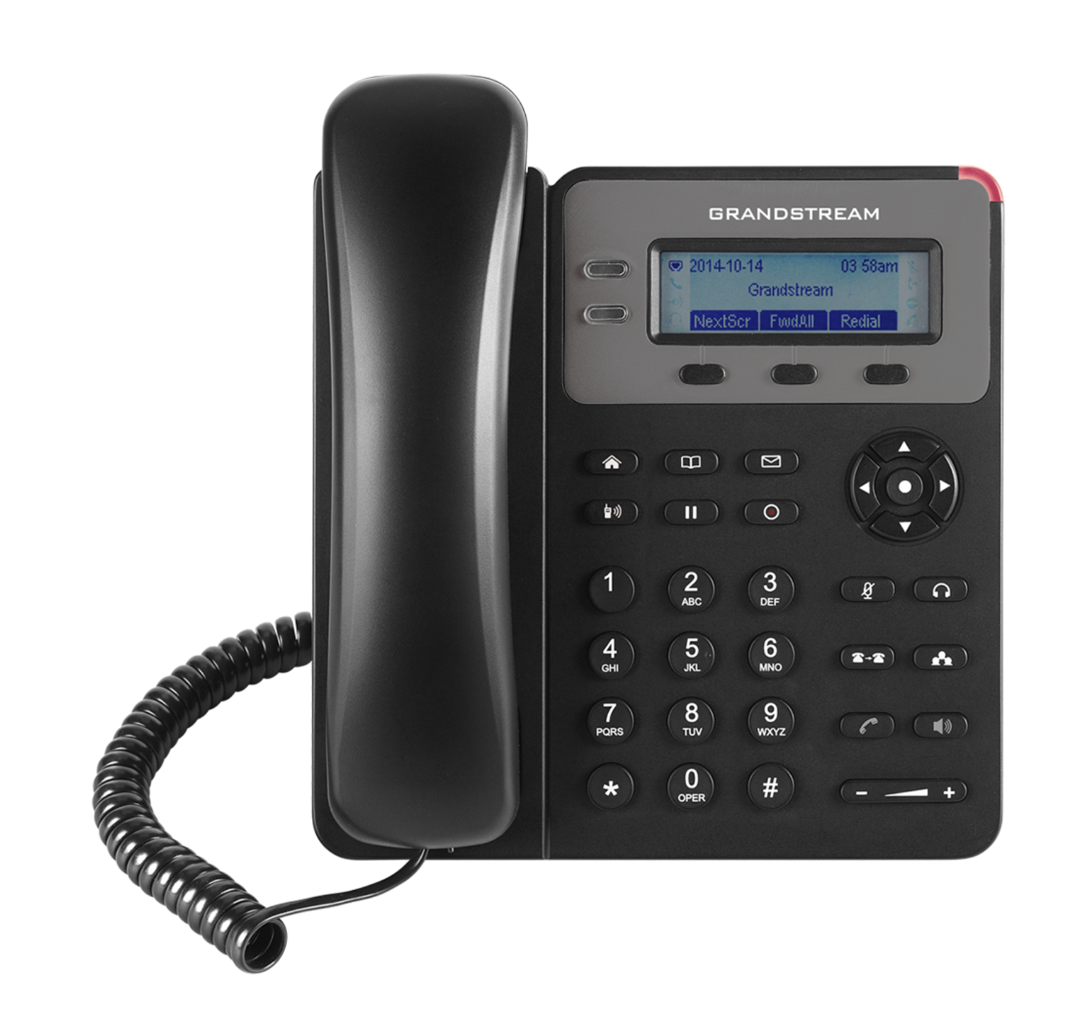 TelÉfono ip grandstream gxp1610p / 1 lÍnea, 1 cuenta sip con 3 teclas de funciÓn programables y conferencia de 3 vÍas, negro