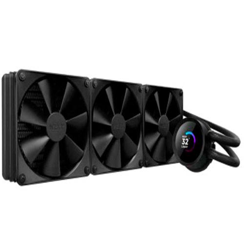 Enfriamiento Liquido NZXT Kraken 360, 360mm, Pantalla LCD, 1800RPM, Negro