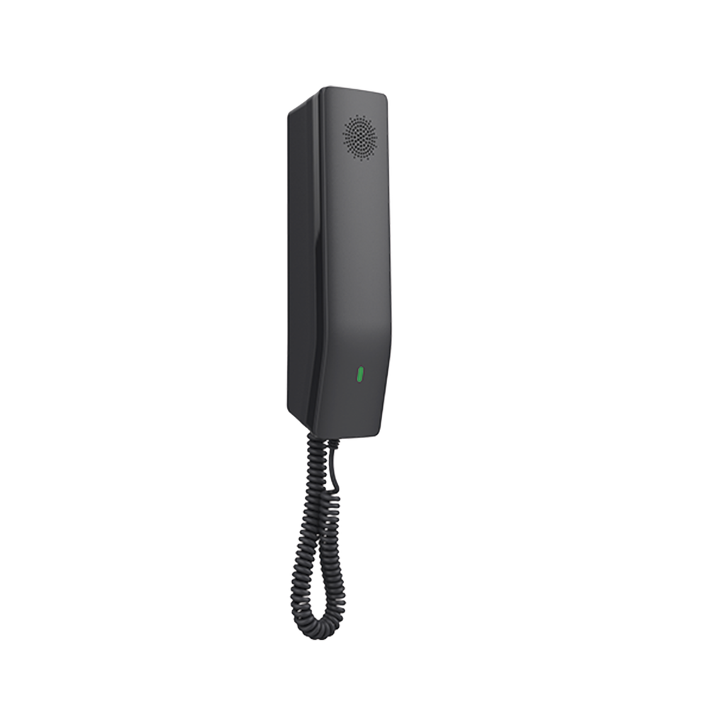 Teléfono ip hotelero wi-fi, 2 lÍneas sip con 2 cuentas, codec opus, ipv4/ipv6, color negro, con gestión en la nube gdms