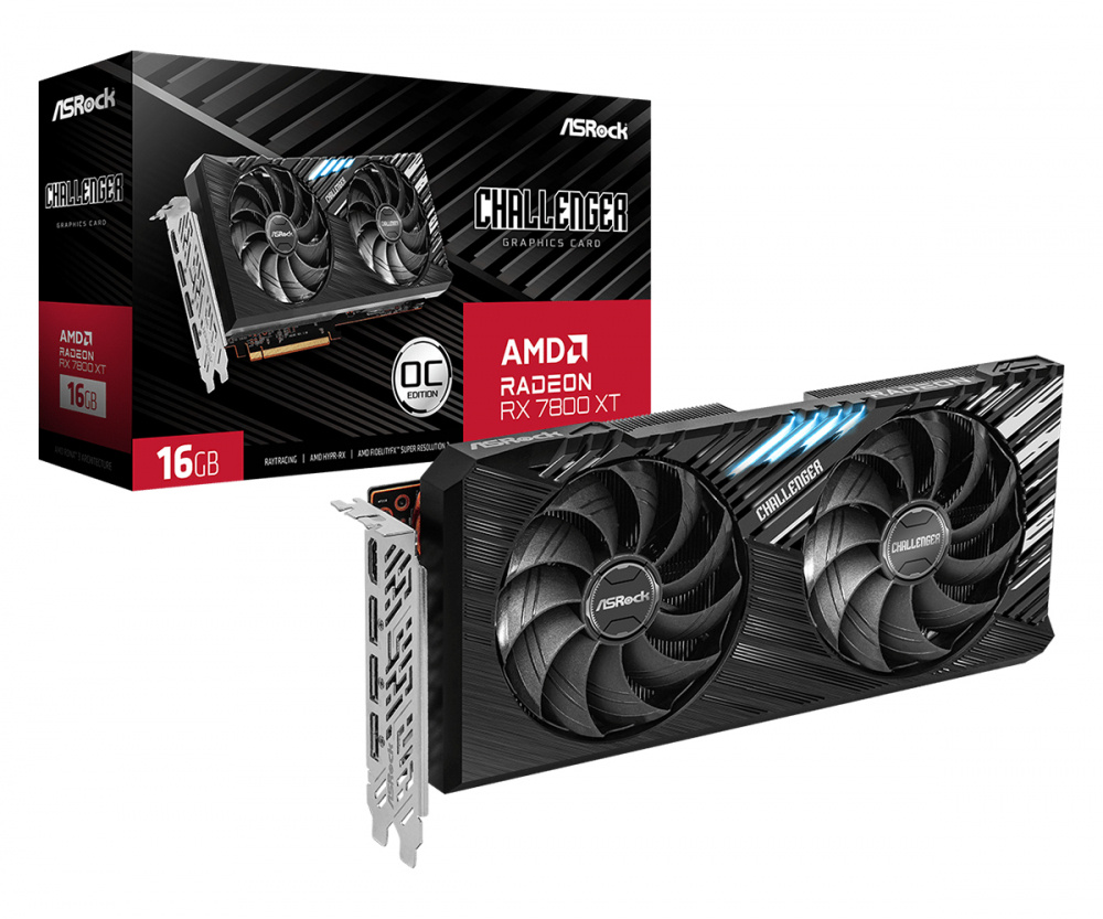 Tarjeta de Video ASRock AMD Radeon RX 7800 XT Challenger 16GB OC, 16GB 256-bit GDDR6, PCI Express 4.0