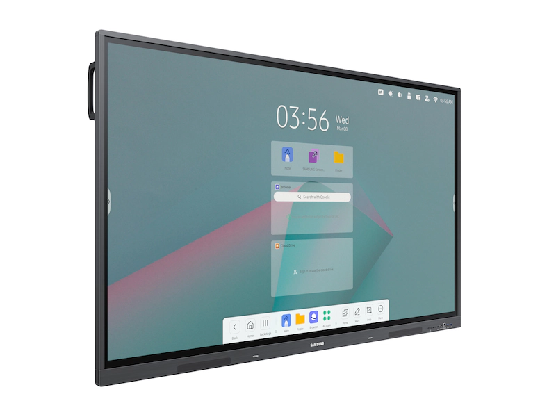 Monitor interactivo señalizacion digital samsung 75 android os, wa75f uhd, wifi 16/7, touch