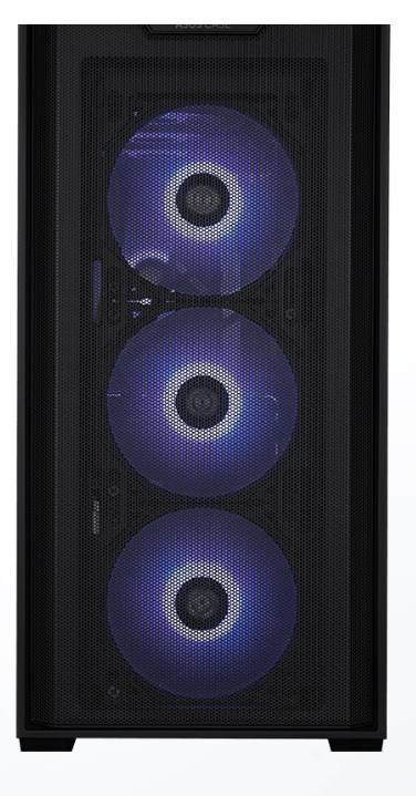 Gabinete ASUS A21 Case con Ventana, Mini-Tower, Micro ATX/Mini-ITX, USB 3.0, sin Fuente/Ventiladores Instalados, Negro