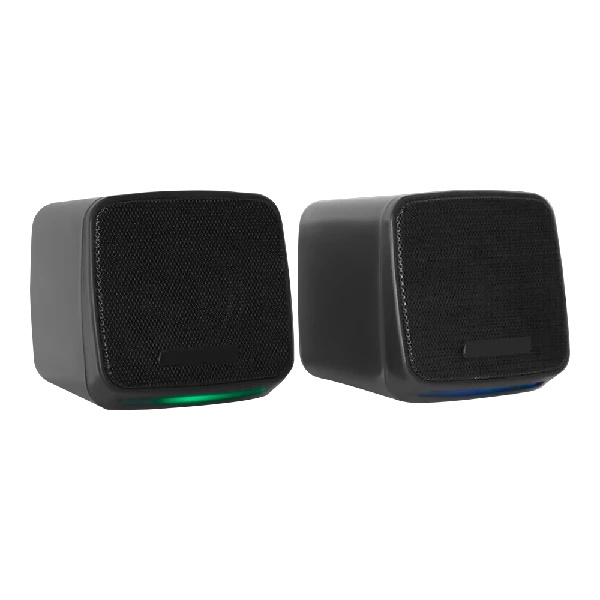 Bocinas Acteck Elant cube AS430, Alambricas, 3.5mm, 3W RMS, Negro