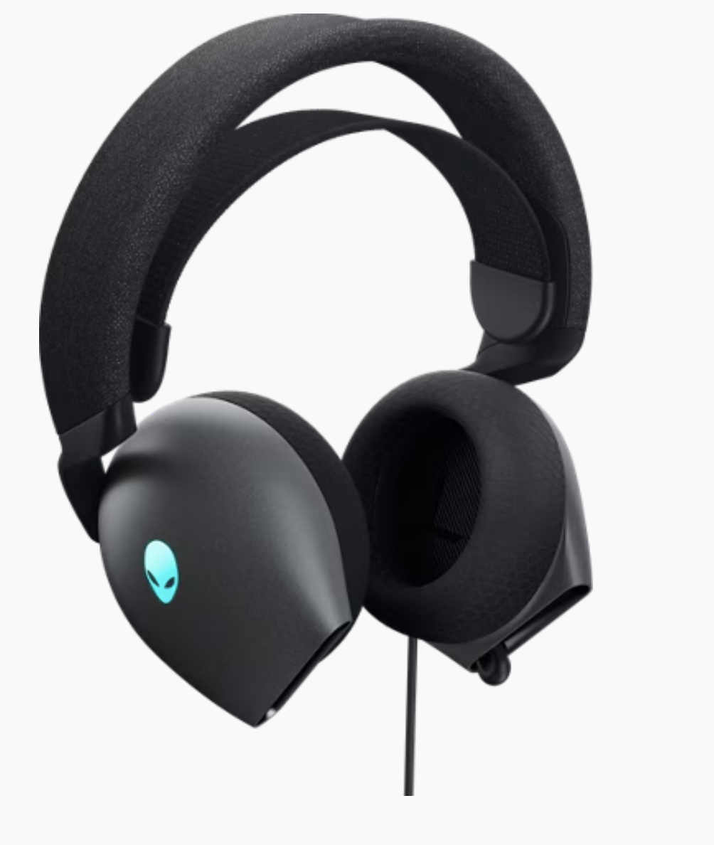 Audifonos con microfono dell gaming alienware aw520h | alambricos | usb | negros | 520-bbbd