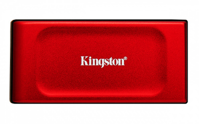SSD Externo Kingston XS1000R, 1TB, 1050MB/s, 1000MB/s, USB Tipo C, 3.2, Rojo