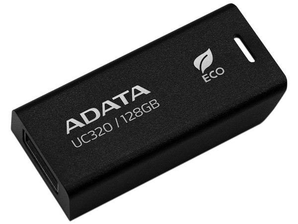 Memoria USB ADATA UC320 de 128GB, USB 3.2. Color Negro