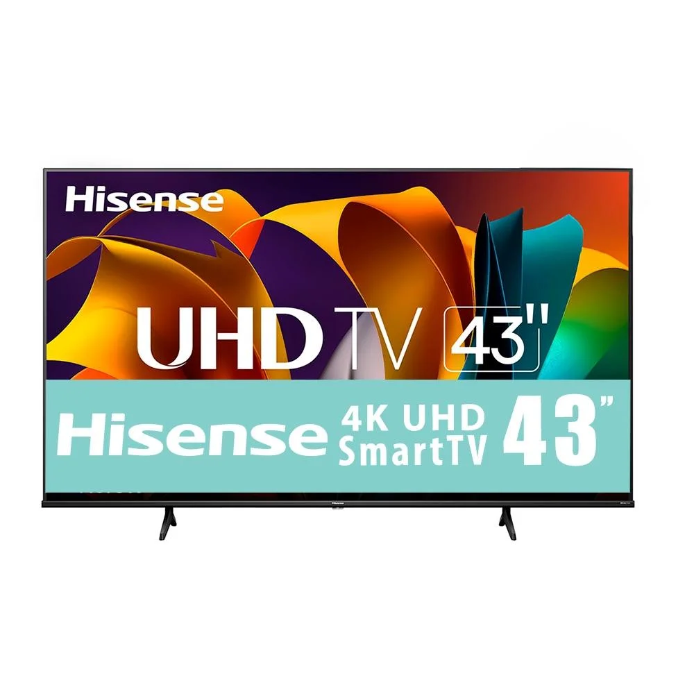 Hisense Smart TV LED A6 43", 4K Ultra HD, Negro