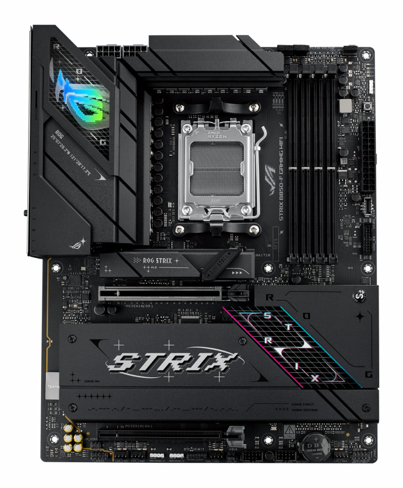Tarjeta Madre ASUS ROG STRIX B850-F GAMING WIFI Socket AM5, 4xDDR5-SDRAM, PCIE 5.0, Wifi 7, DP/HDMI