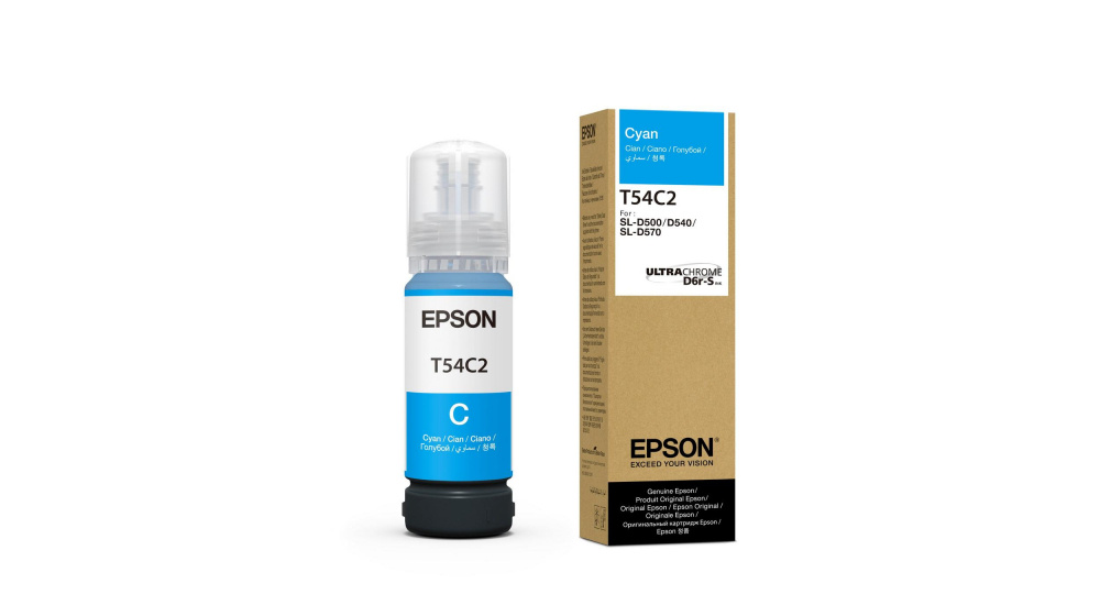Tanque de Tinta Epson T54C2 Cian 70ml