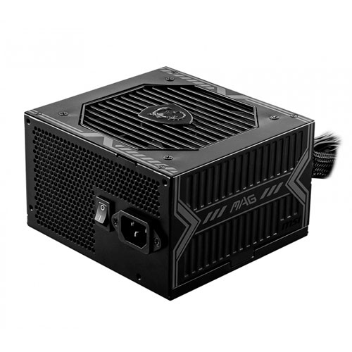 FUENTE DE PODER MSI, 80PLUS BRONCE, 550W, MAG A550BN, CABLES FIJOS, NEGRA