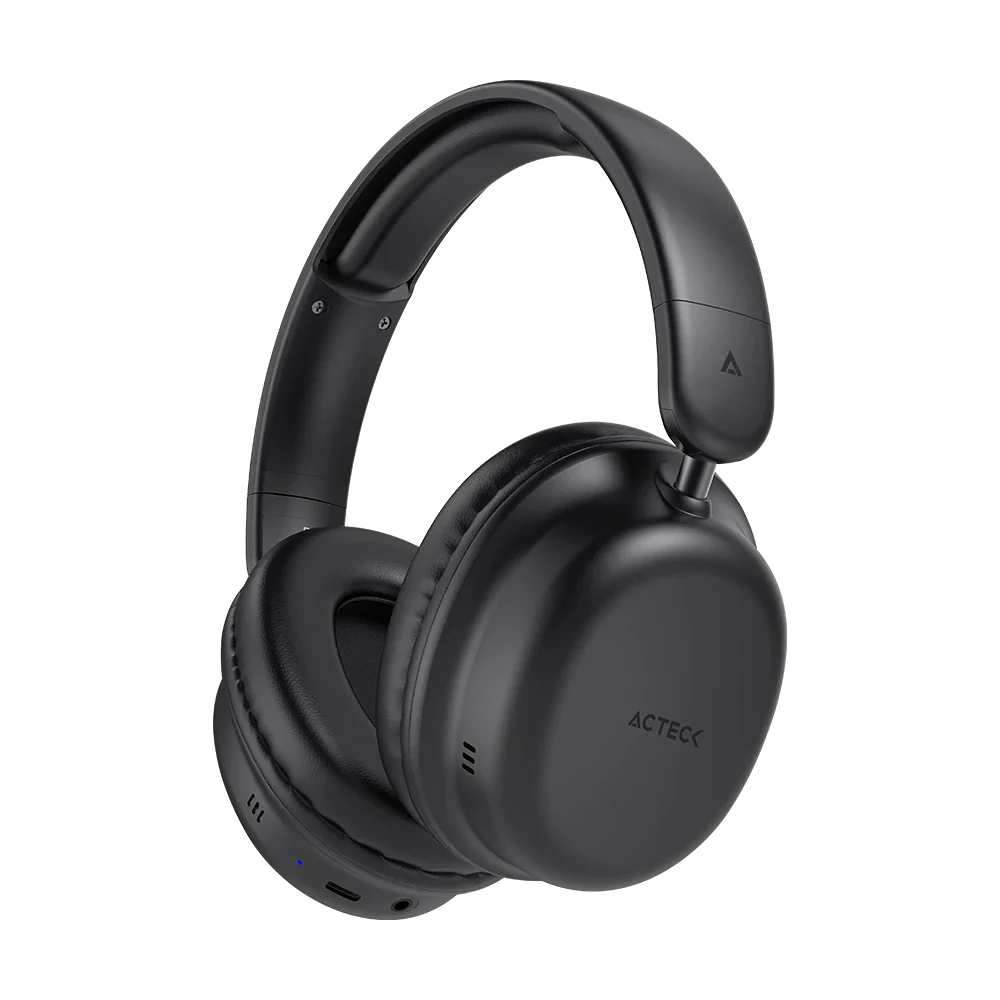 Audifonos Acteck Honour 2 Plus HP626, Bluetooth, USB-C, Microfono, Negro