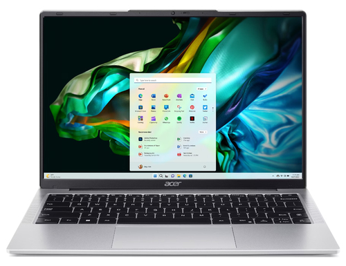 Laptop acer aspire lite 14  al14-32p-39tb , intel core i3 n355, 8gb ram, 512 ssd, 14 pulgadas wuxga, windows 11 home , plata , 1 aÑo garantia y seguro contra robo