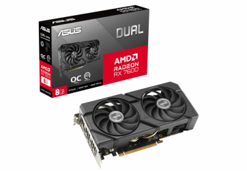 Tarjeta de Video ASUS Dual DUAL-RX7600-O8G-EVO Radeon RX 7600, 8 GB, 128 Bit, GDDR6, PCI Express 4.0