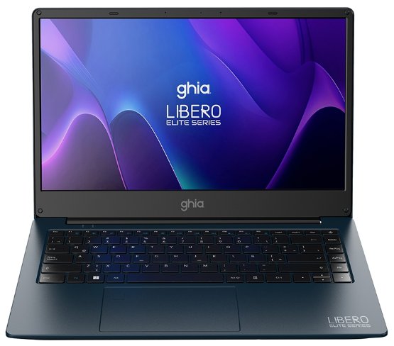 Notebook ghia libero 14.1 pulg full hd intel core i3-10110u dual core 2.10 ghz ram 8 gb m.2 ssd 256 gb camara frontal 2.0 mpx wifi-bt lan mini hdmi sistema operativo windows 11 home