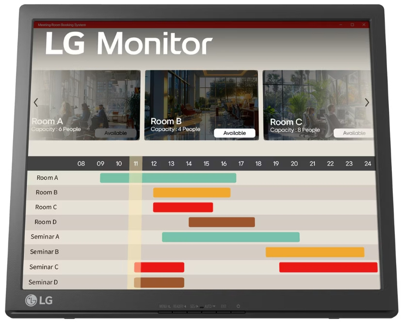Monitor Touch LG 17BR30T-B LED, 17 Pulg, 75 Hz, 5 ms, USB, VGA, Negro