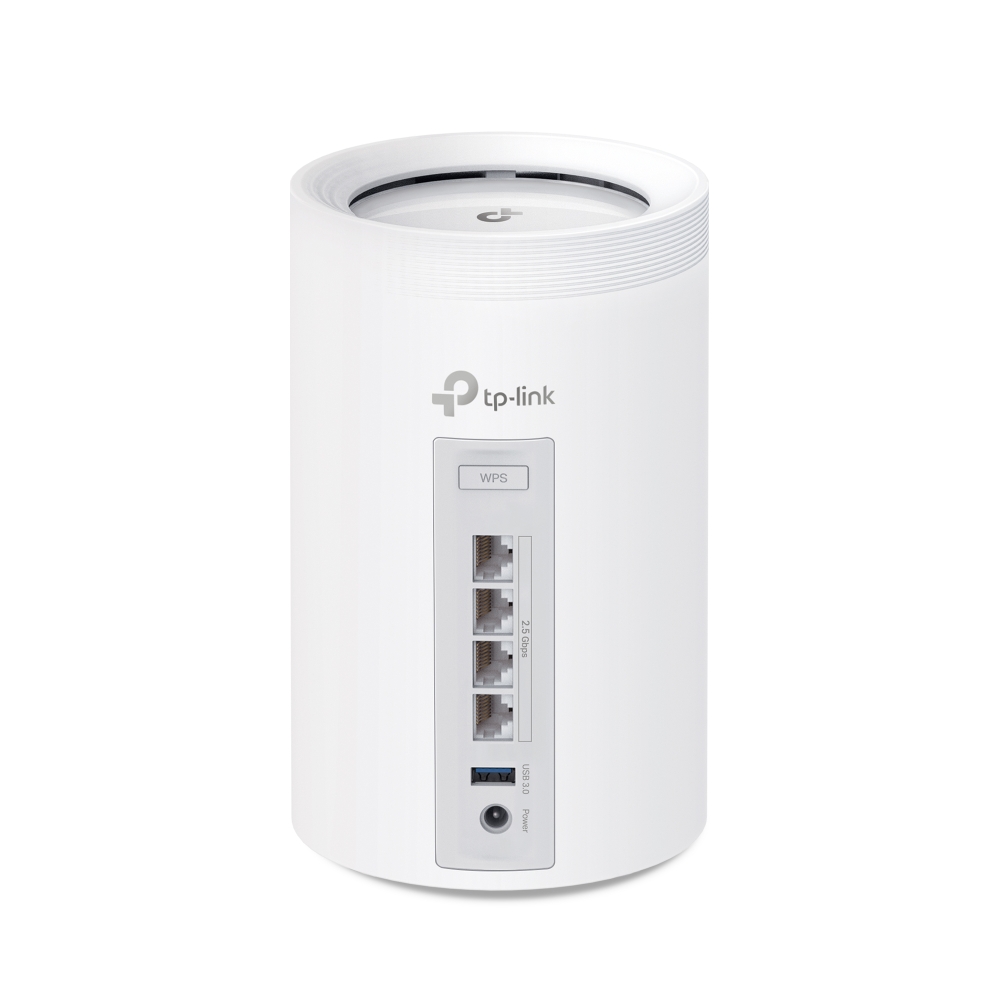 Router inalámbrico mesh interior para hogar , tp-link , deco be65(1-pack) , triple banda wi-fi 7 be9300 mbps , 2 puerto 2.5 gigabit wan/lan , 4 antenas internas , operaciÓn multi-link mlo