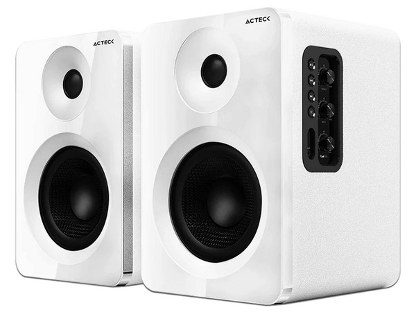 Bocinas tipo estudio  dynamic exact r  bs700 elite series, sonido estereo 2.0,potencia 50w rms, color blanco. br-940825