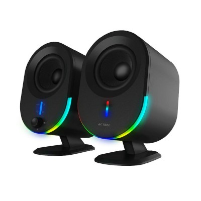 Bocinas Acteck Dynamic Exact BS630 Inalambrico y Alambrico, Bluetooth, 2.0 Canales, 20W, Negro