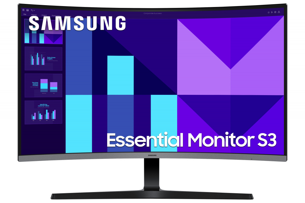 Monitor samsung essential s3 s39gd 32 in fhd panel va 1920 x 1080 curvo 1500r hdmi/d-sub