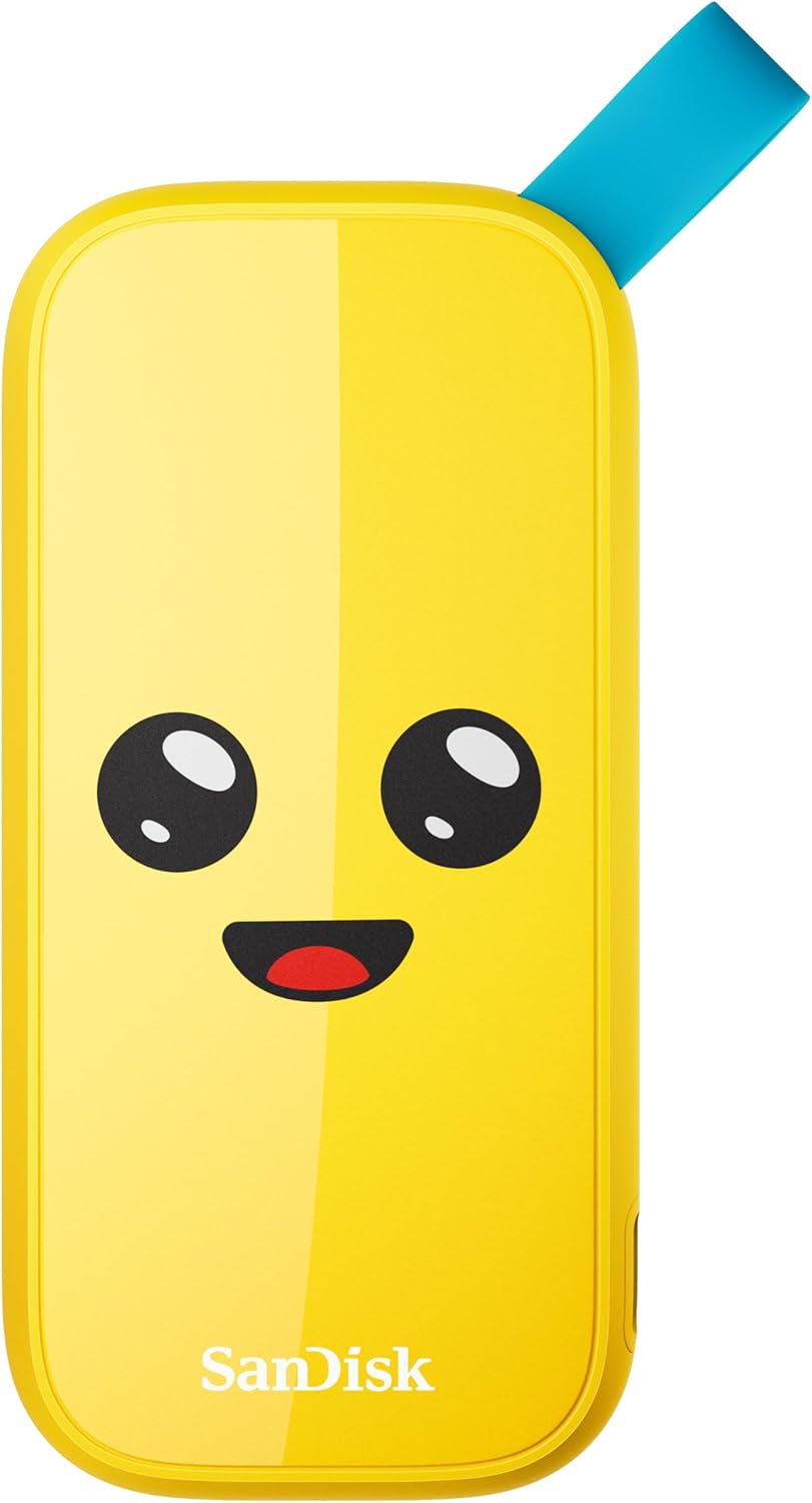 SSD Externo SanDisk 2TB, USB Tipo C, Edicion Fornite, Amarillo