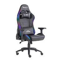 Ocelot Gaming Silla Gamer OSRGB, hasta 150kg, Negro