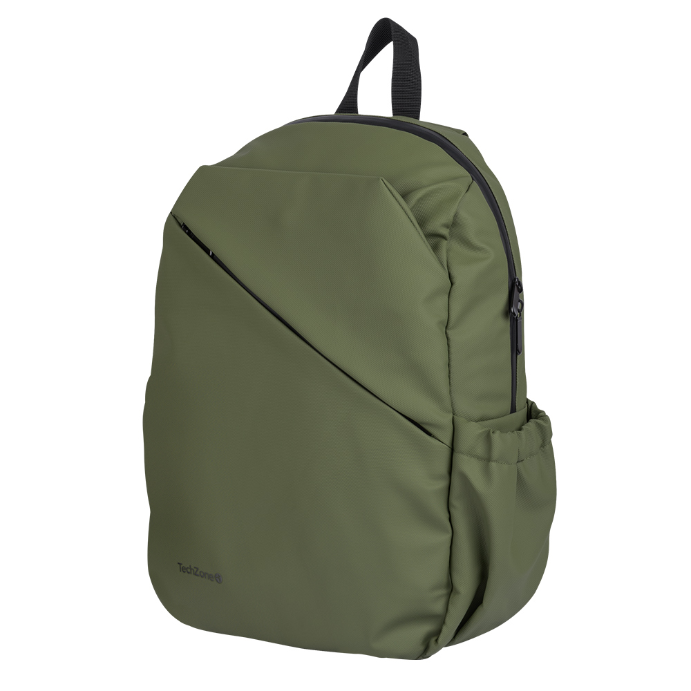 Mochila backpack tech zone style tzlbp29-v para laptop de 16 verde