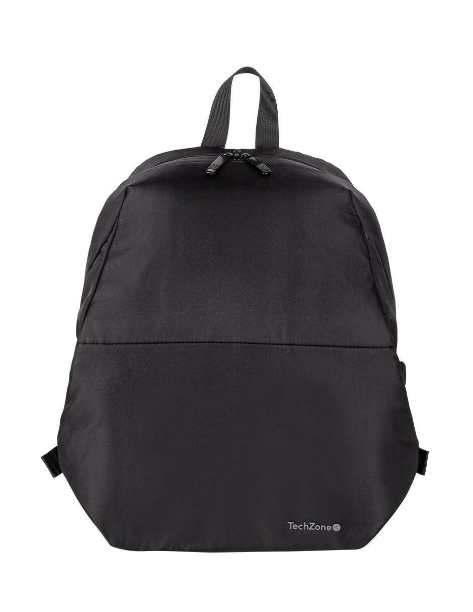 Mochila backpack tech zone tzlbp13para laptop de 15.6 negra