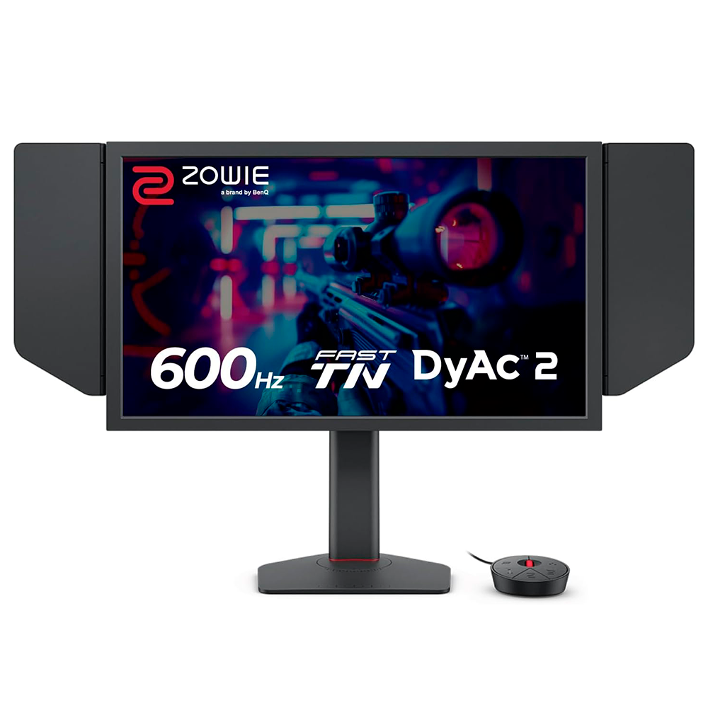 Monitor benq esports xl2586 plus 24.1 1920 x 1080 a 600 hz hdmi 2.1x3 dp 1.4x1 mini usb x1 audifonos x1 tecnologia eye care 3 aÑos de garantia